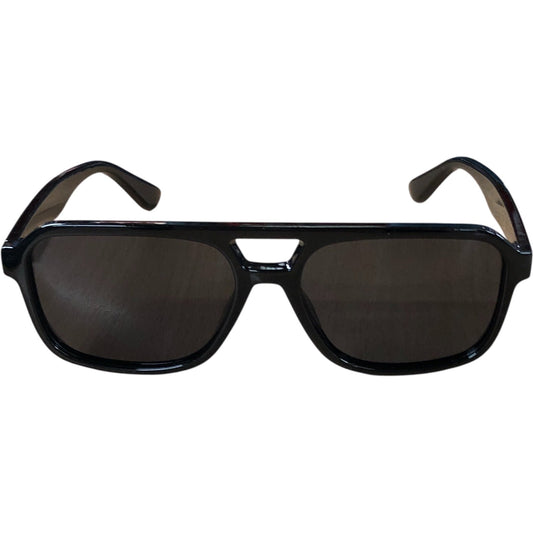 Tianyesy Retro Sunglasses Black Frame UV Protection Fashion Accessories