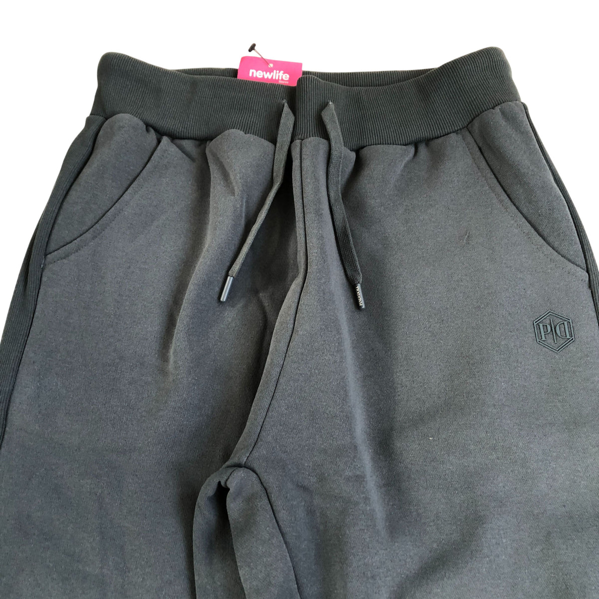Joggers Women's Casual Trousers Cotton Blend Green UK14