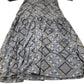 Midi Dress Women's Patterned V Neck Three Quarter Sleeve Casual UK8