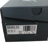 New Balance BB480LSG Men's Trainers Size 8 UK Grey Suede Low Top Sneakers