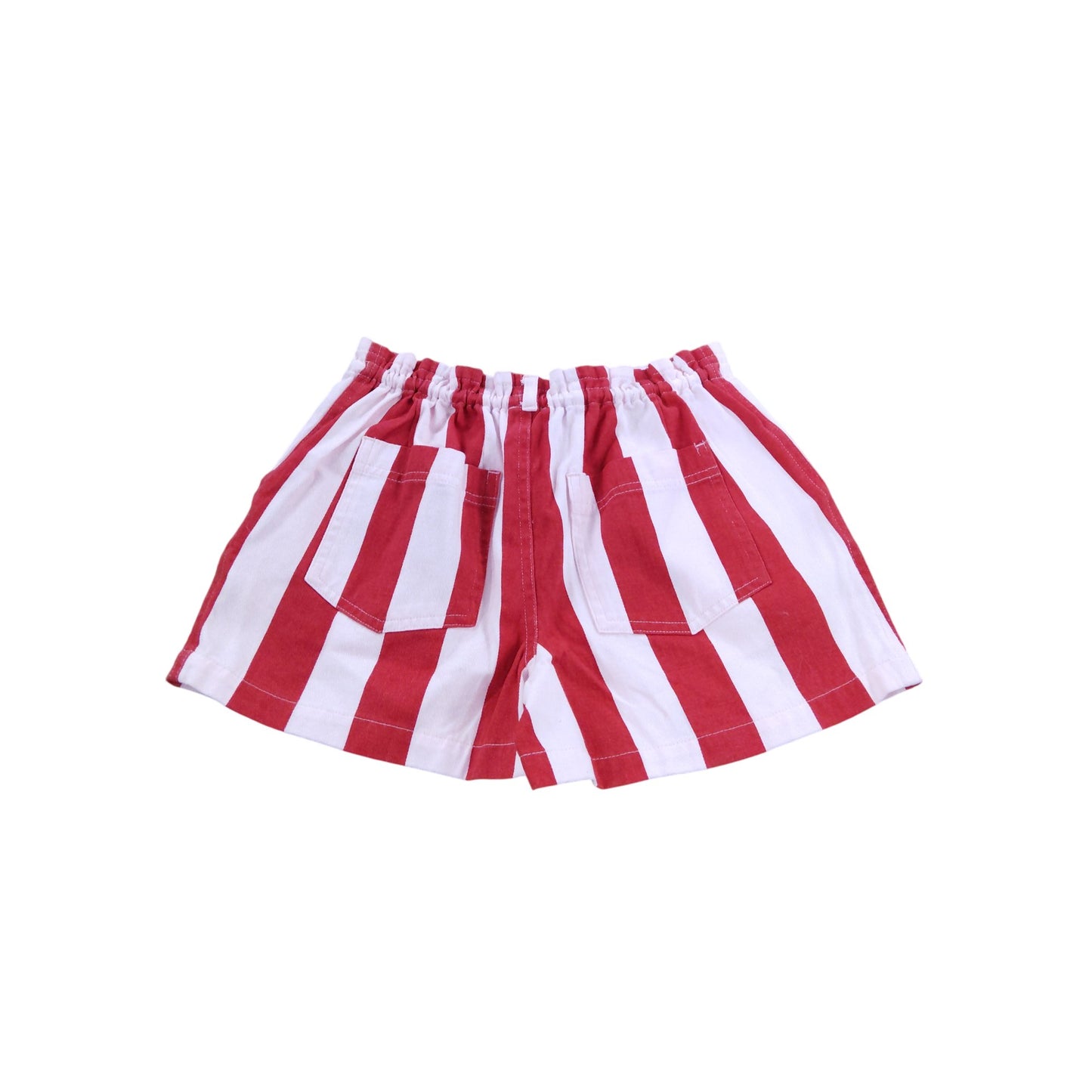 River Island Girls Red White Striped Shorts UK9-10 Years Summer Style