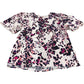 Love And Roses UK14 Women's Pink Animal Print Blouse Short Sleeve Soft Fabric