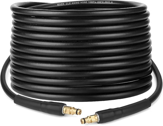 EBOOMIN Pressure Washer Hose 18Mpa 2610PSI Heavy Duty 100 Feet Non Slip