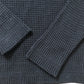 River Island Men's Black Waffle Knit Jumper Size S
