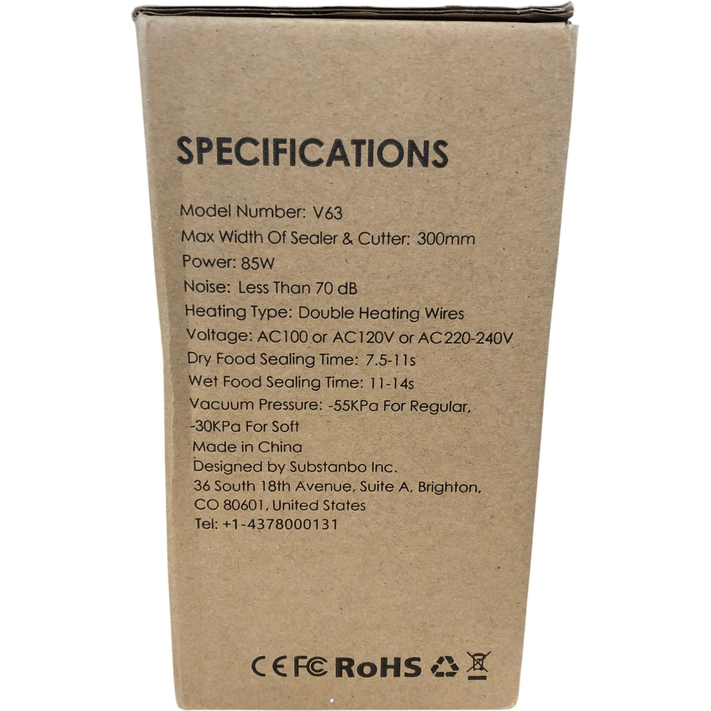 ABOX Professional Vacuum Sealer V63 5 in 1 Food Preservation Machine