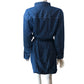 Calvin Klein Jeans Denim Shirt Dress M - UK 10 Women's Casual Long Sleeve Blue