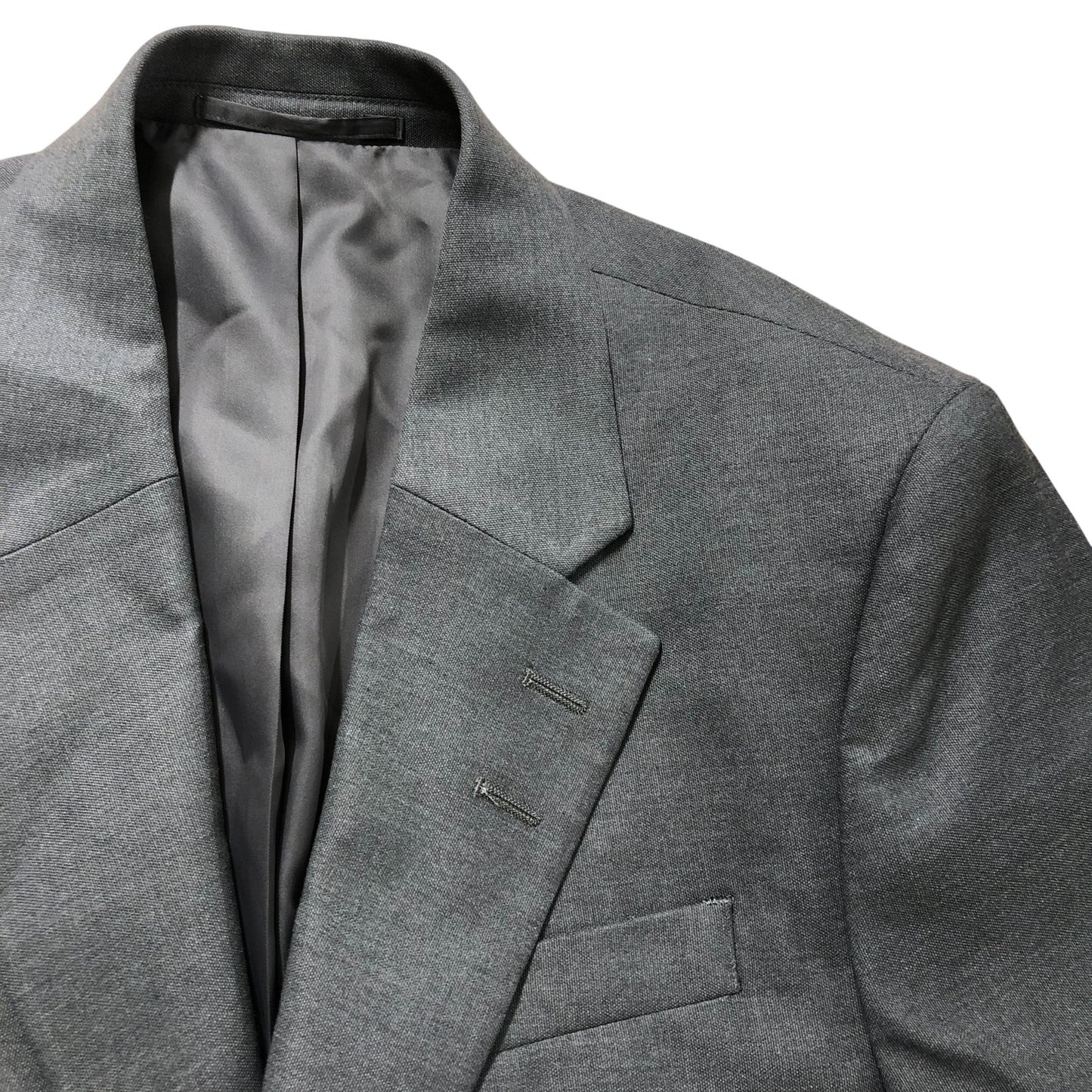 River Island Slim Fit Jacket 38R Men's Grey Tailored Suit Casual Wear