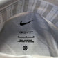 Nike Dri-FIT Polo Shirt Medium Men's White Striped Sports Wear Comfy Fit