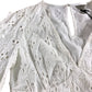 River Island White Peplum Top UK6 Women's Embroidered Long Sleeve Blouse