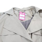 Trench Coat Size 12 Women's Classic Beige Double Breasted Outerwear