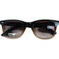 Tianyasy Square Sunglasses Brown Gradient Lens Unisex Stylish