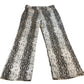 River Island Snake Print Trousers Women's Casual Wide Leg Style UK16