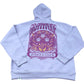 LAG00NERS MMXX Lilac Graphic Print Hoodie Size 12