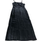 River Island XS Black Satin Slip Dress With Grey Crop Jumper Set