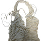 River Island Women's Cream Ruched Halter Neck Top Halter Style Small