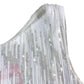 Branded White One Shoulder Sequin Top UK 12 Women's