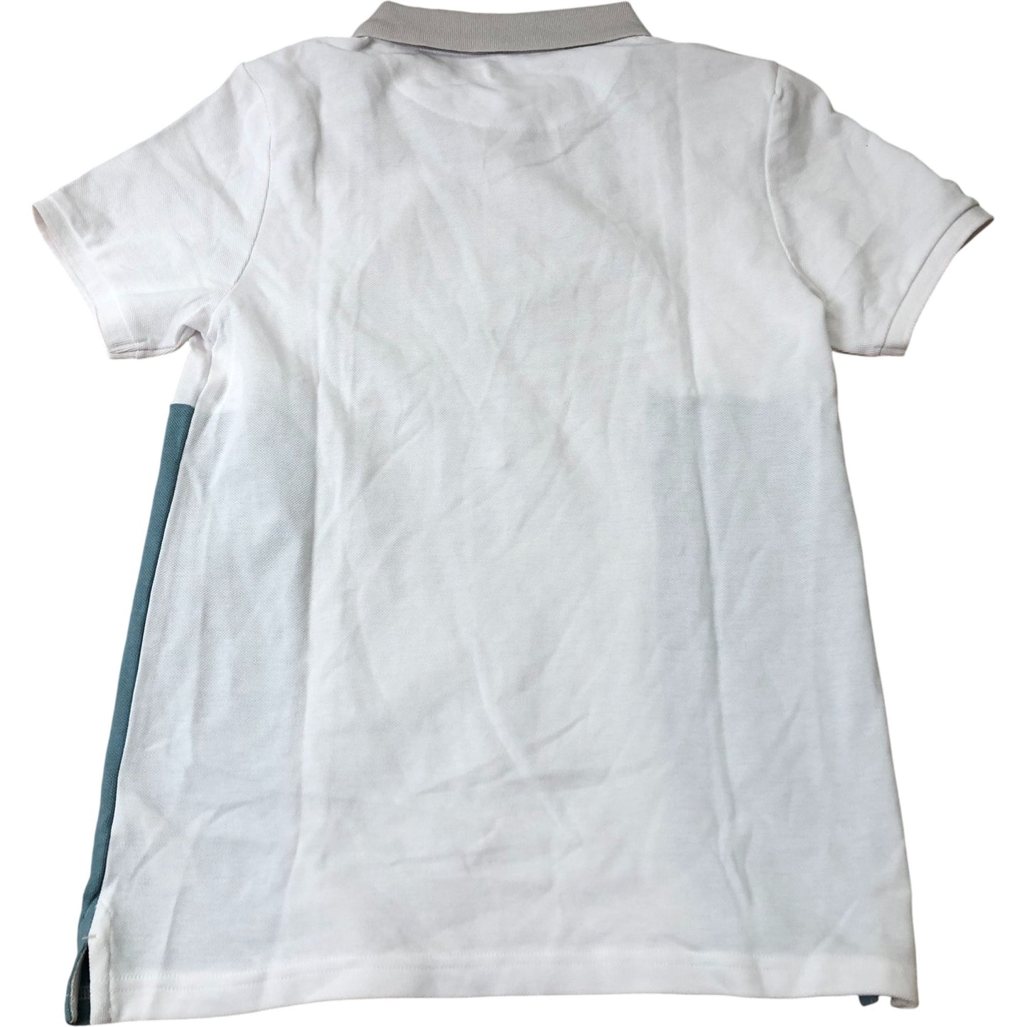 Boy's Polo Shirt Zip Up Colour Block Cotton Casual Wear 15 Years