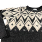 Black Fairisle Jumper UK24 Women's