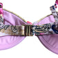 River Island Floral Print Bra UK8 Women's Padded Pink