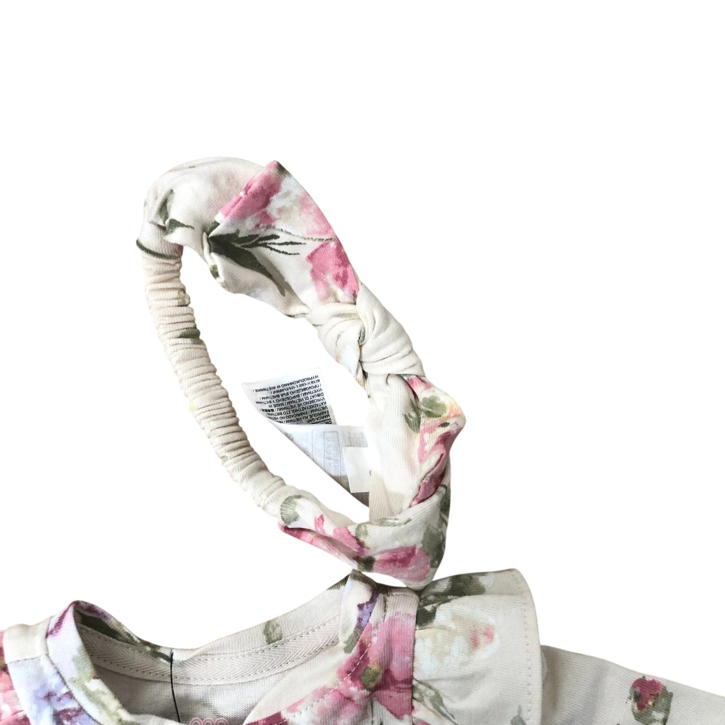 Baby Floral Print Playsuit 0-3 Months Girls Ruffle Sleeves Cotton