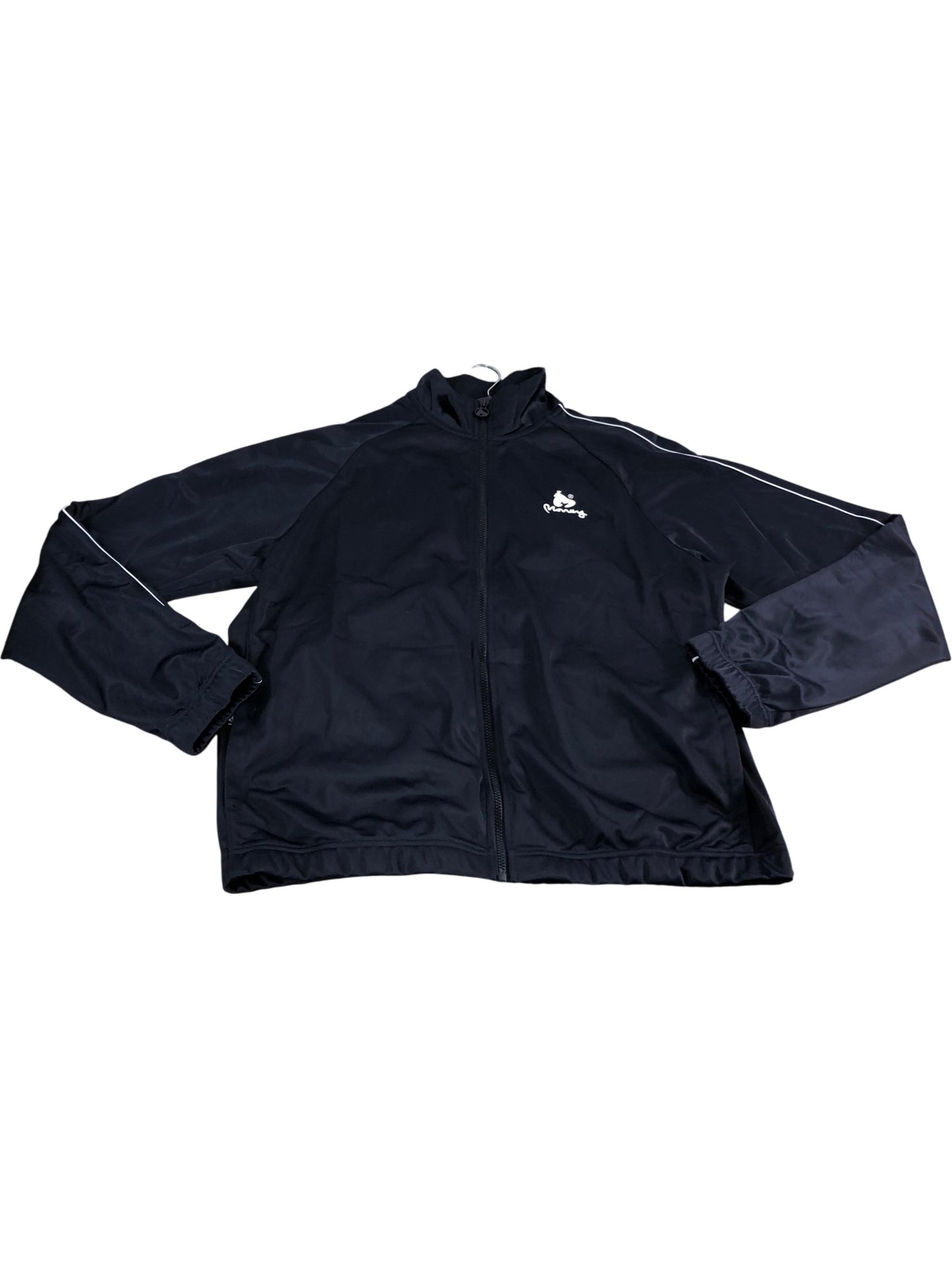 MONEY Track Jacket Men's Lightweight Sportswear Zip Up Navy Blue Size Large