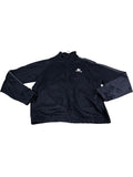 MONEY Track Jacket Men's Lightweight Sportswear Zip Up Navy Blue Size Large