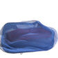 Cosmetic Toiletry Bag Reusable Travel Pouch Zip Closure Waterproof Blue Red
