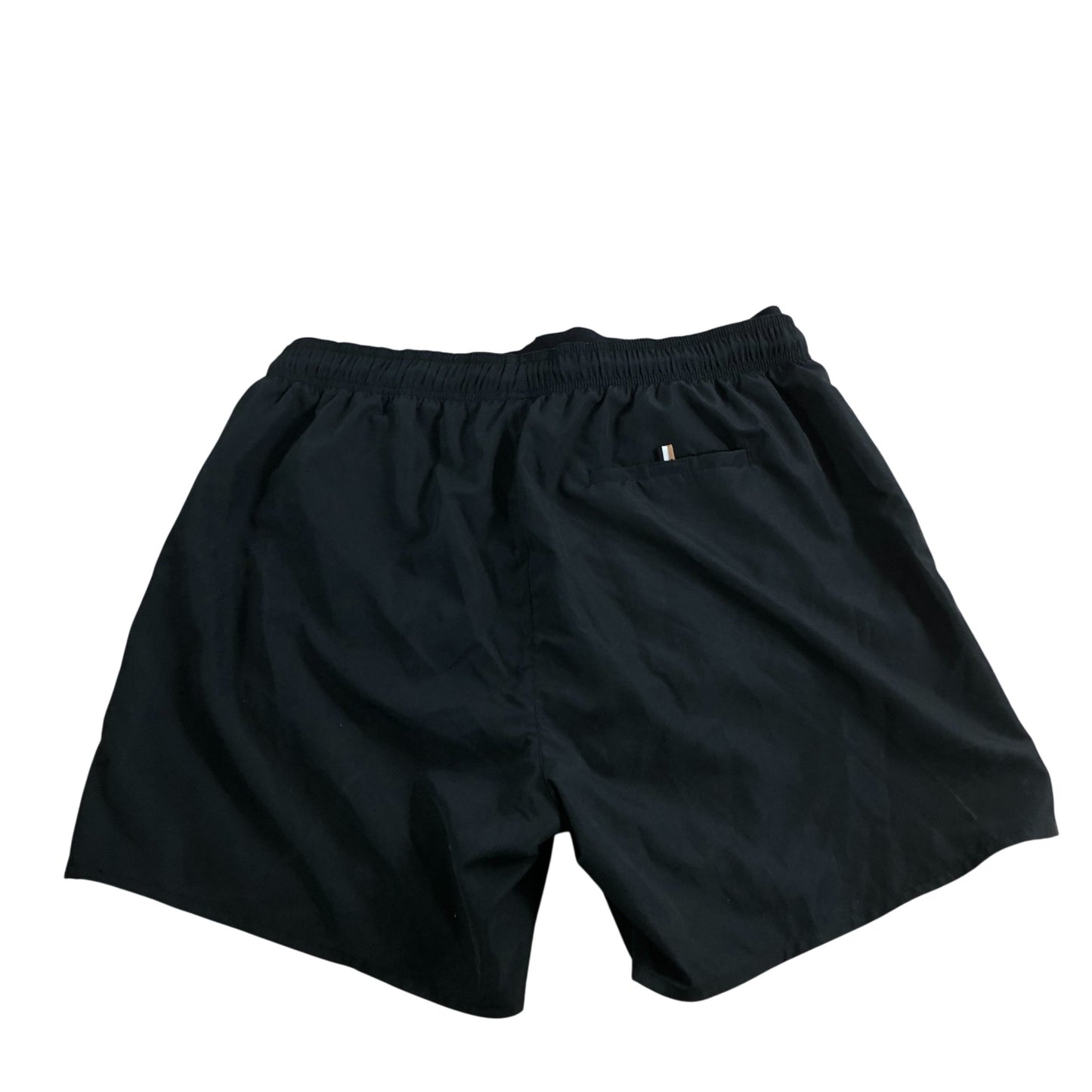 BOSS Men's Black Swim Shorts with Elastic Waist XXL