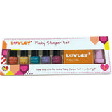 Luvley Funky Stamper Set Nail Art Kit Includes 5 Nail Varnishes Ages 6 Plus