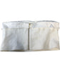 Ivory Satin Bandeau Top Strapless Women's White Zippered Elegant UK18