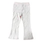 River Island Mini Girls' Trousers 18-24 Months Pink Ribbed Stretch Fit