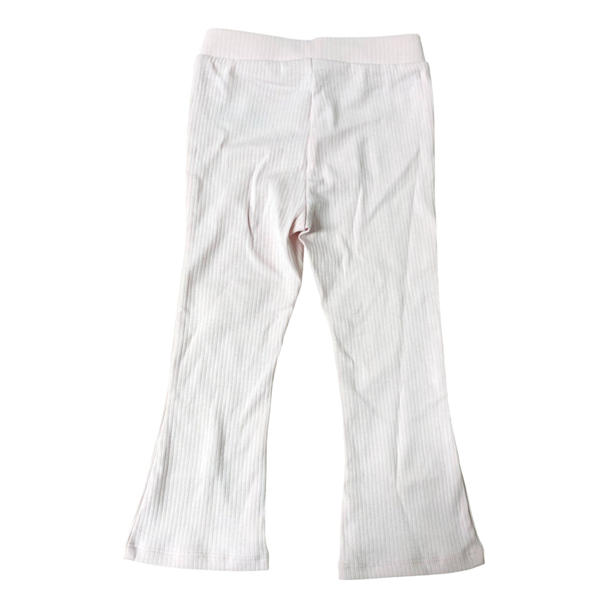 River Island Mini Girls' Trousers 18-24 Months Pink Ribbed Stretch Fit