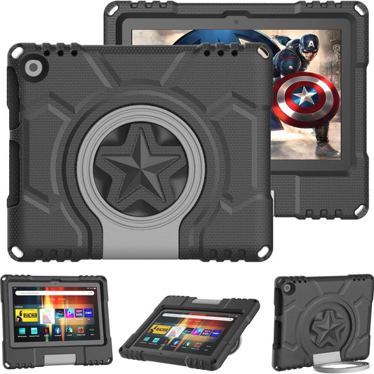 Amazon Fire Kids Tablet Black Captain America 7" inch Durable Protective Cover