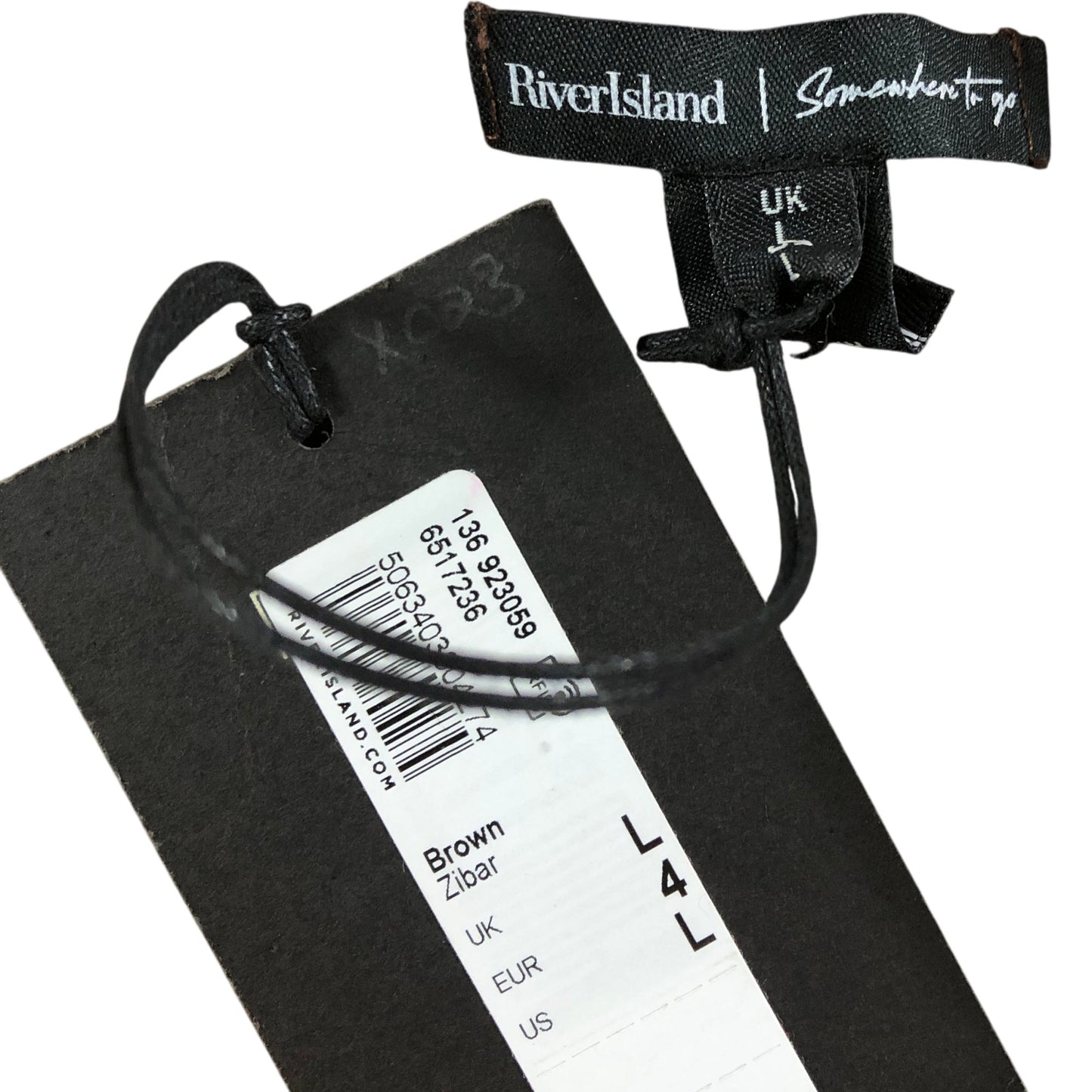 River Island Brown Zibar Dress Size UK14-16 Women’s Sleeveless Casual Evening