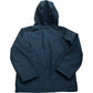 Kids Fleece Lined Shower Resistant Black Hooded Jacket