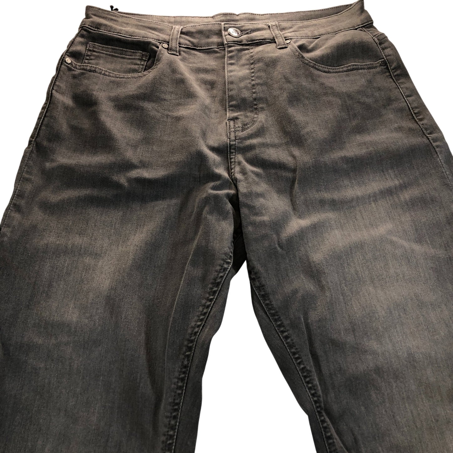 Avant Garde Cargo Trousers Men's Casual Straight Leg Grey Denim Medium 32W 30L