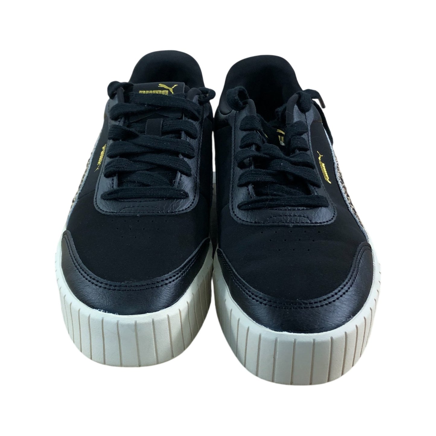 Women's Carina Mia Animal Flair Trainers - Black Size UK 7