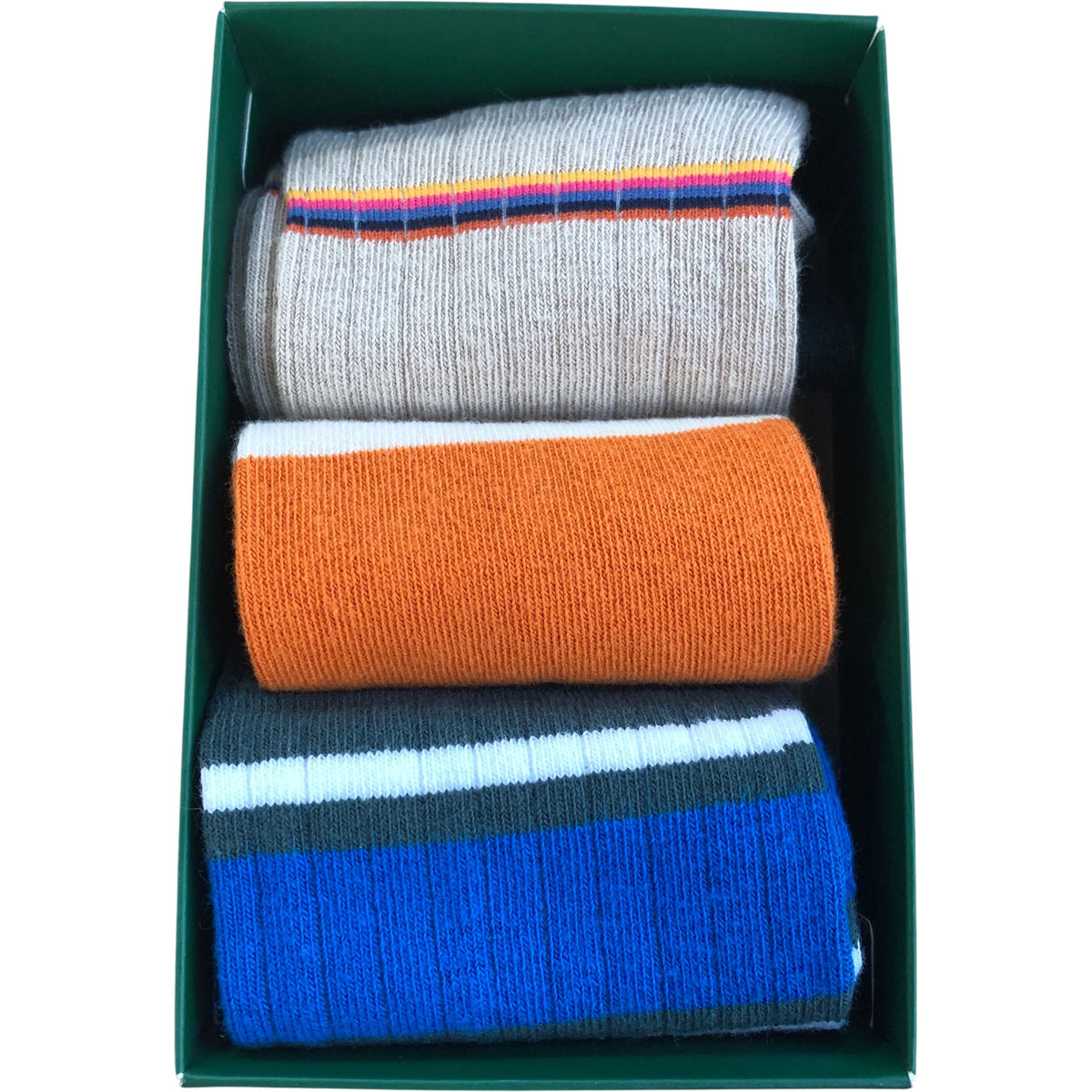 The Socks Company 3 Pack Women's Colourful Crew Socks Size UK 3.5-7