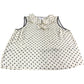 Love & Roses Polka Dot Blouse UK18 Women's Cream with Bow Detail