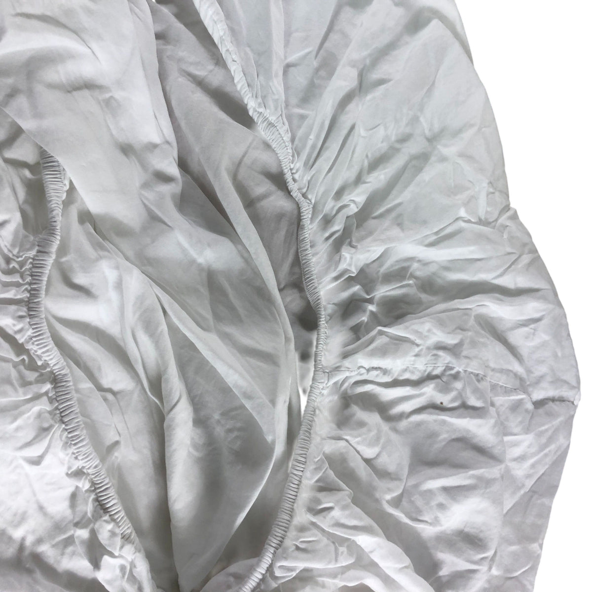Emperor Fitted Sheet 200x200cm 100 Percent Cotton White Bedding