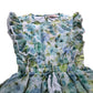 Lipsy London Girls Floral Dress Size 12 Years Multi Layered Green