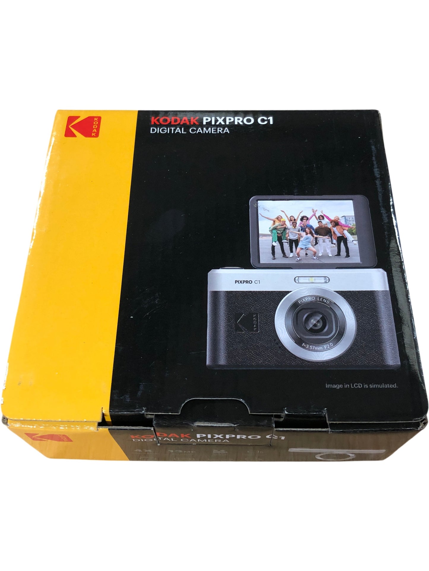 KODAK PIXPRO C1 Digital Camera 13MP 4X Zoom USB-C Wrist Strap New Condition