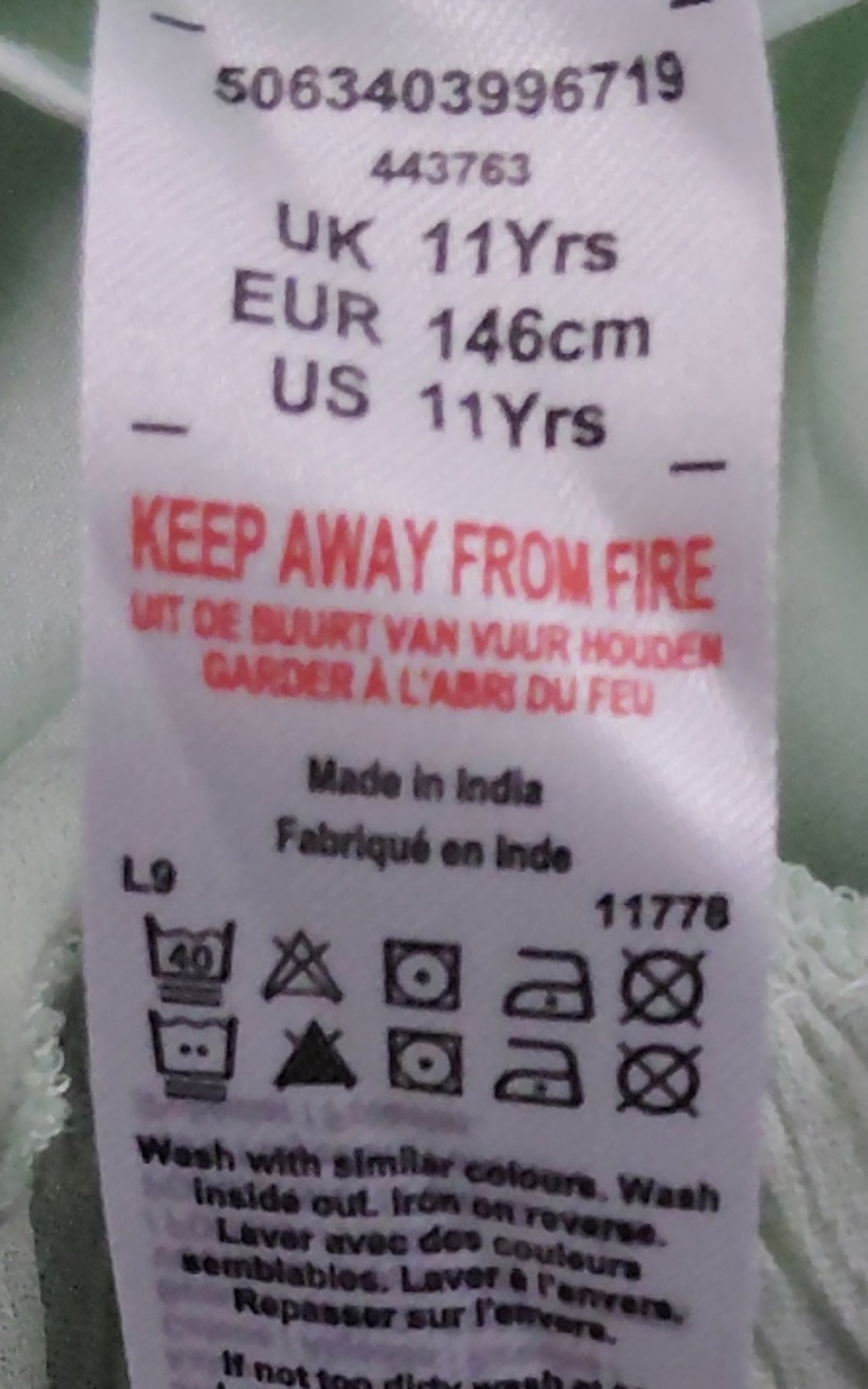 River Island Girls Dress UK11 Years Green Ruffled Tiered Summer Dress