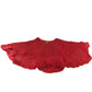River Island UK12 Red Flowy Blouse Women's Polyester Oversized Top