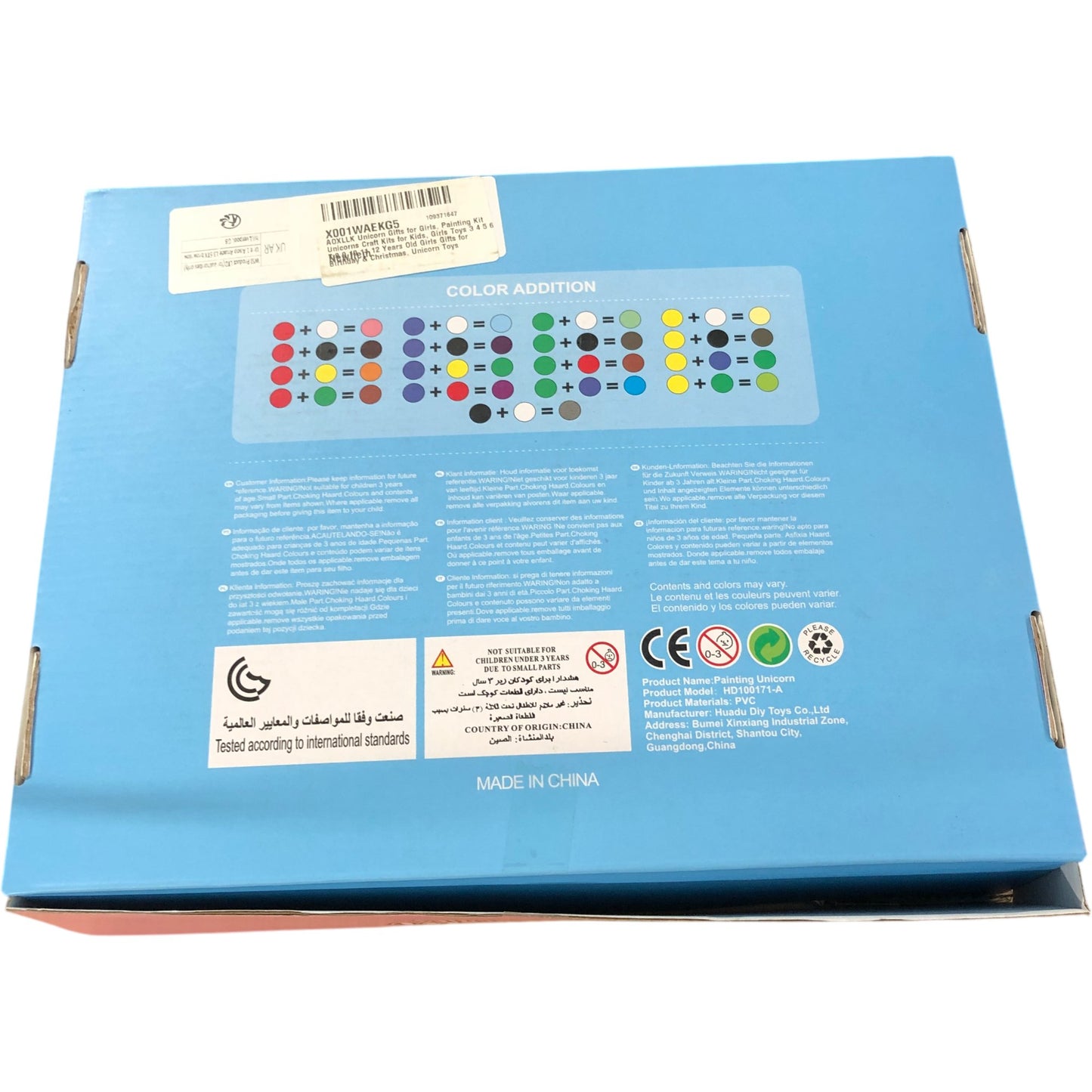 Unicorn Painted Series Craft Kit For Kids Age 3 Plus Arts And Crafts Set