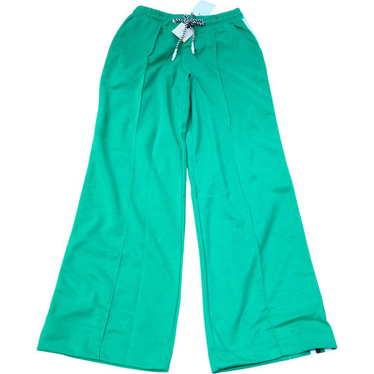 River Island Wide Leg Joggers Women's Green Polyester