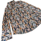 Women's Long Sleeve Shirt Abstract Print Polyester Fashion XS