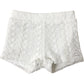 Design Arc Girls Shorts 12-18 Months White Lace Fashion Casual Summer