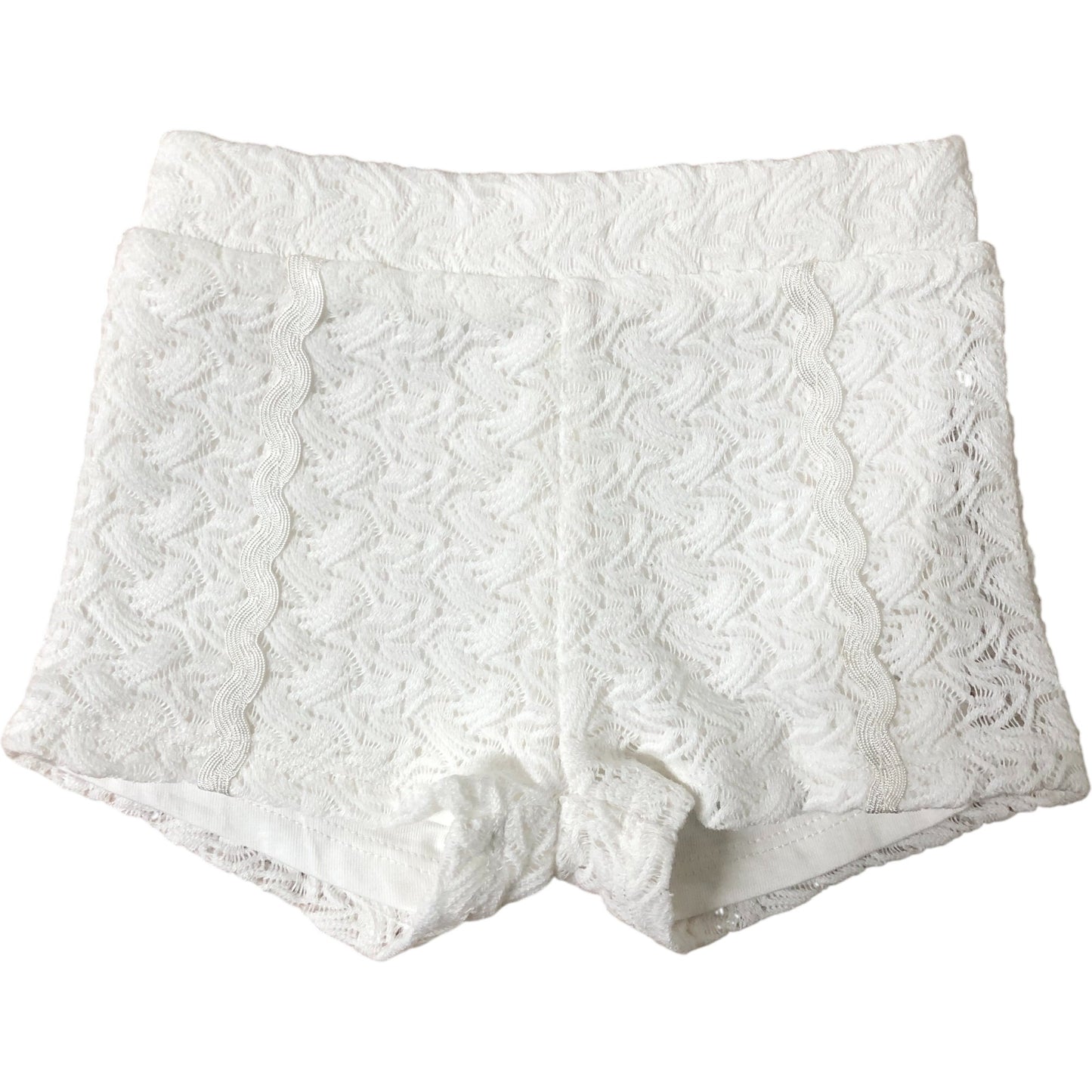 Design Arc Girls Shorts 12-18 Months White Lace Fashion Casual Summer