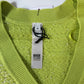 River Island Women's Cardigan Size 6 Lemon Yellow Short Sleeve Knitted Top